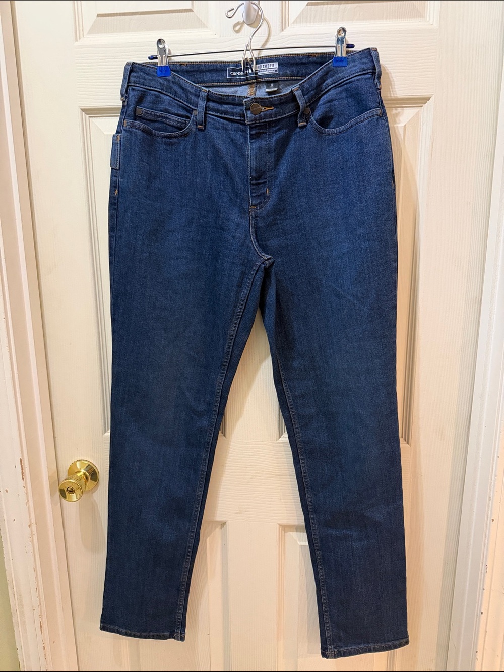 Carhartt relaxed fit jeans 10 tall